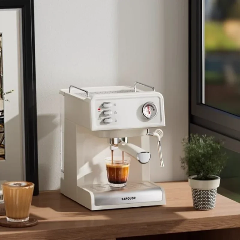 ماكينة اسبريسو احترافية منزلية 20 بار، ماكينة قهوة بخلاص درجة حرارة ثابتة، ماكينة قهوة بالحليب والبخار، كابتشينو