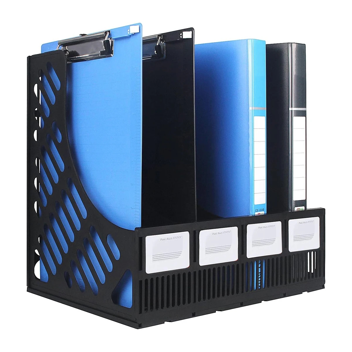 

Папки для журналов, пластиковый настольный органайзер, органайзер для папок с 4 отделениями или офисный органайзер, вертикальный органайзер для файлов