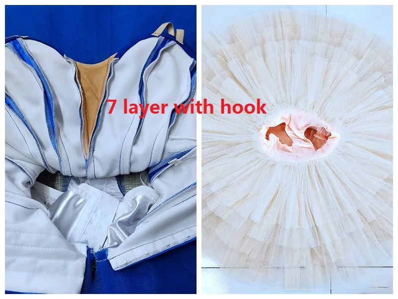 Tutú de ballet profesional White SWAN LAKE para niños y niñas, disfraz de bailarina, disfraces de baile de fiesta contemporáneos, tutú de ballet