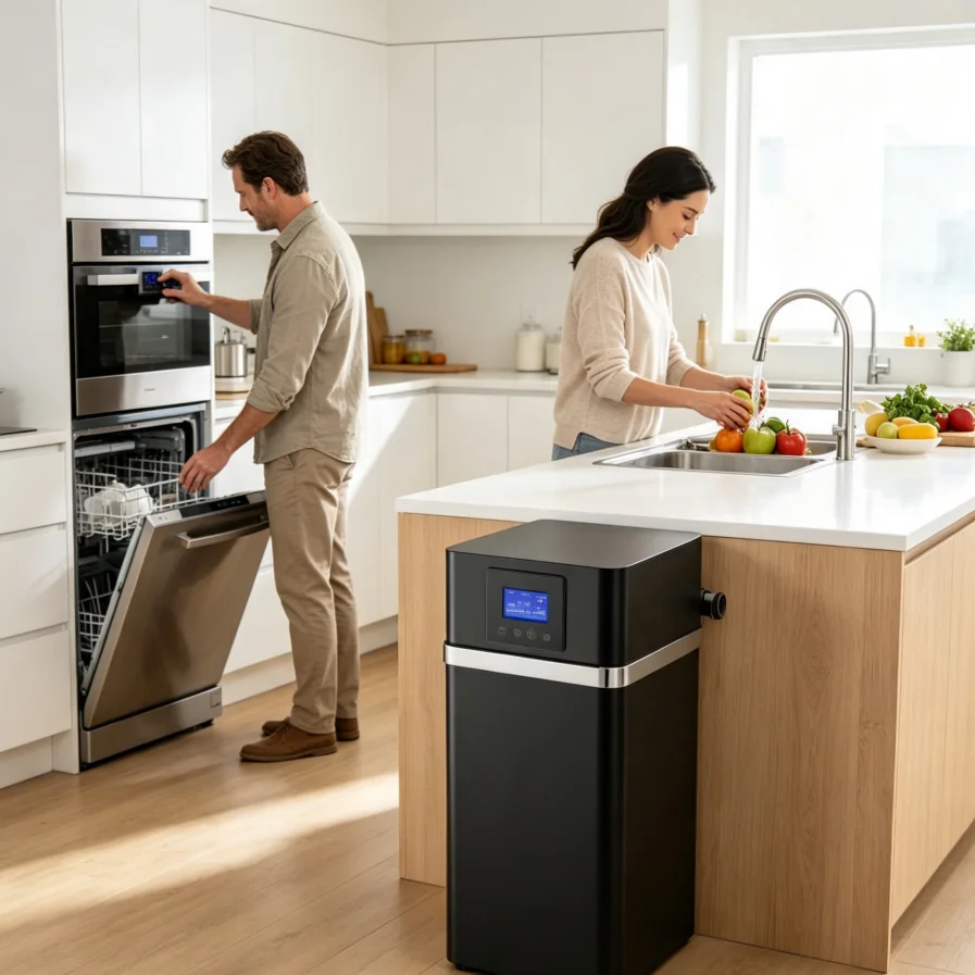 Whole House Electric Water Softener for Household Use Ion Exchange Salt Based Resin Water Softener System