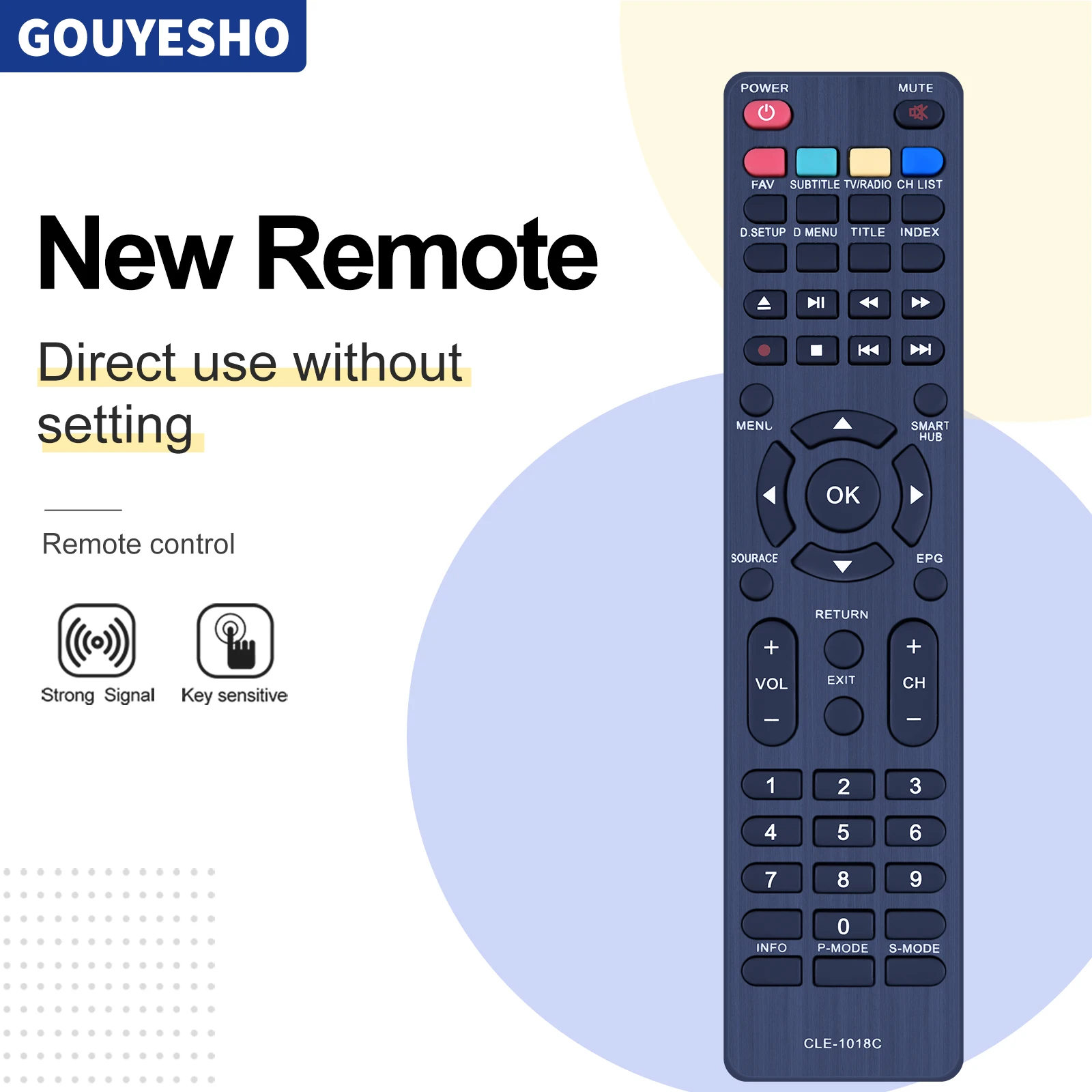 

New Remote Control for Hitachi TV CLE-1018C CLE-1022 CLE-1020 etc LE31HEC04AU LE32ECD04 LE42EC04AU LE50EC04AU LE31HEC04AU