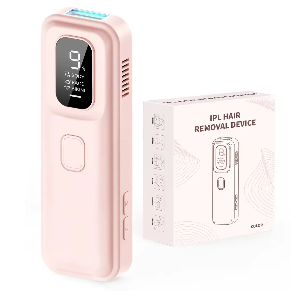 Lightweight Mini Portable IPL Epilator for Women Hair Removal Device for Home Use Ice Cooling Technology