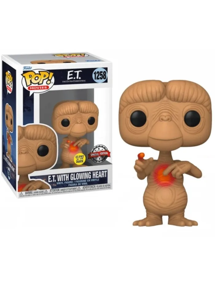 Funko Pop E T With Glowing Heart Glows Special Edition 1258