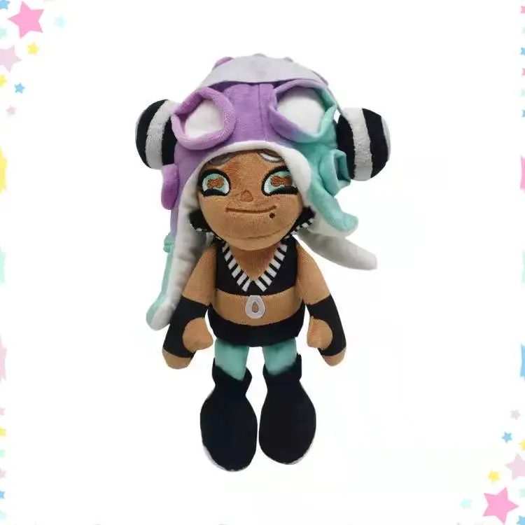 Switch Splatoon2 juguetes de peluche juego de dibujos animados personajes muñecas juguetes de peluche suaves para niños y fanáticos