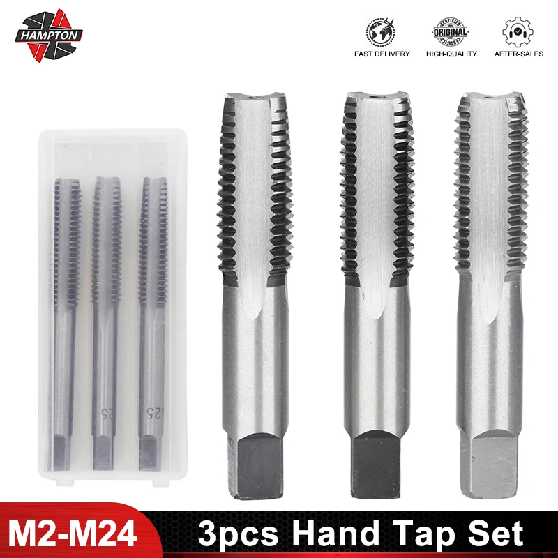 3Pcs Hss Thread Scr… - image