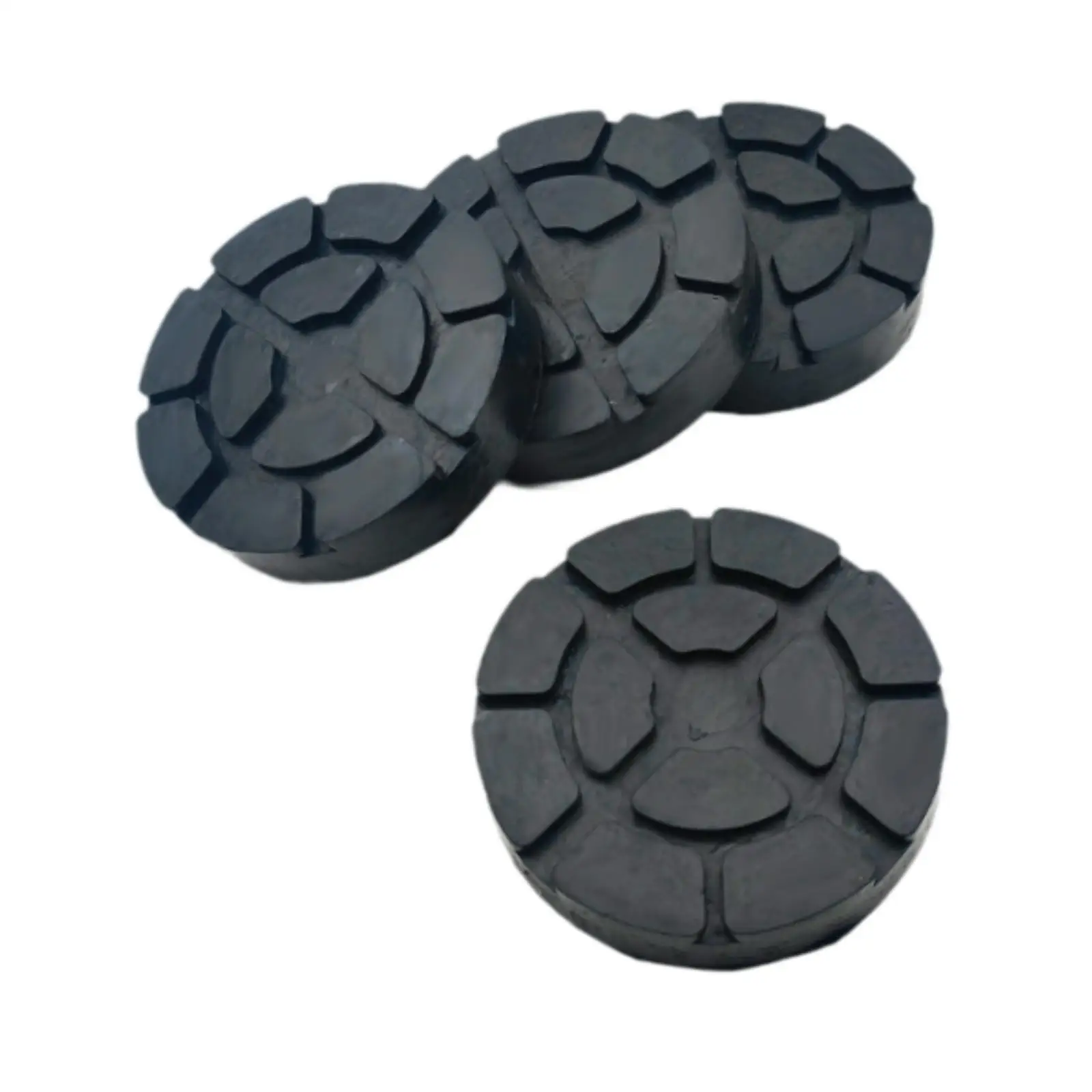 4 Pieces Auto Lift Pads Car Lift Tools Car Frame Rail Rubber Pads Round Protectors Car Lift Point Pads Lifting Accessories