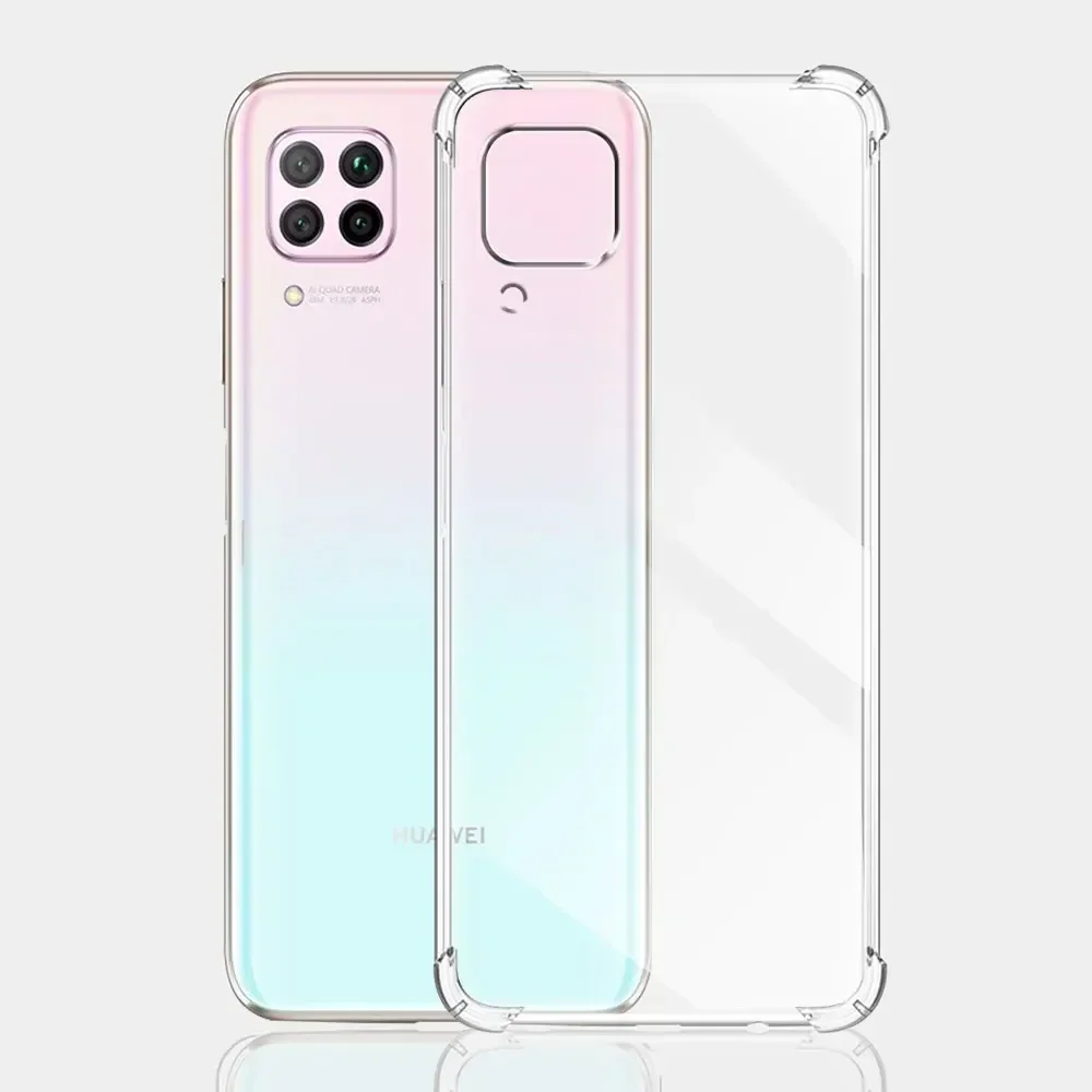 เคสกันกระแทกสำหรับ Huawei P40 Lite เคสใสซิลิโคนนิ่มสำหรับ Huawei กรอบใส P40Lite สำหรับ HuaweiP40lite Funda Coque