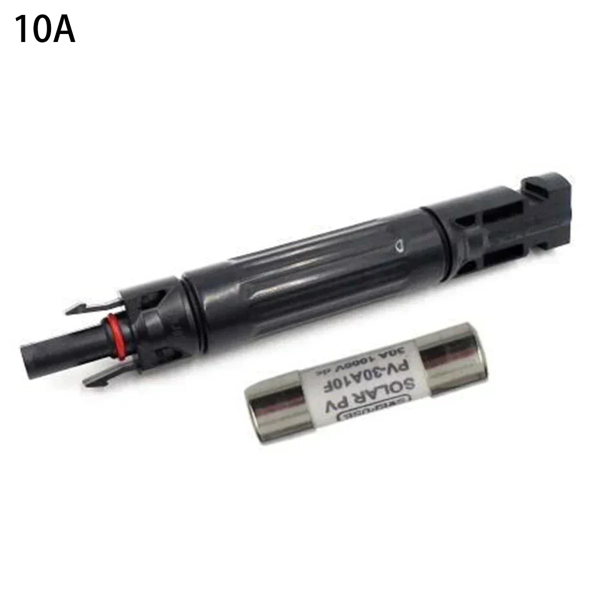 Solar Panel Inline Fuse Connector Compatible with 15A and 30A Fuses Reliable Surge Protection and Safety Features