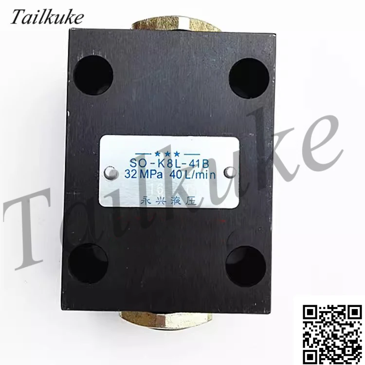 

Two-way Hydraulic Lock SO-K8L-41B Factory Direct Sales Cylinder Gear Pump Multi-way Valve Crane Pressure Maintaining Balance Val