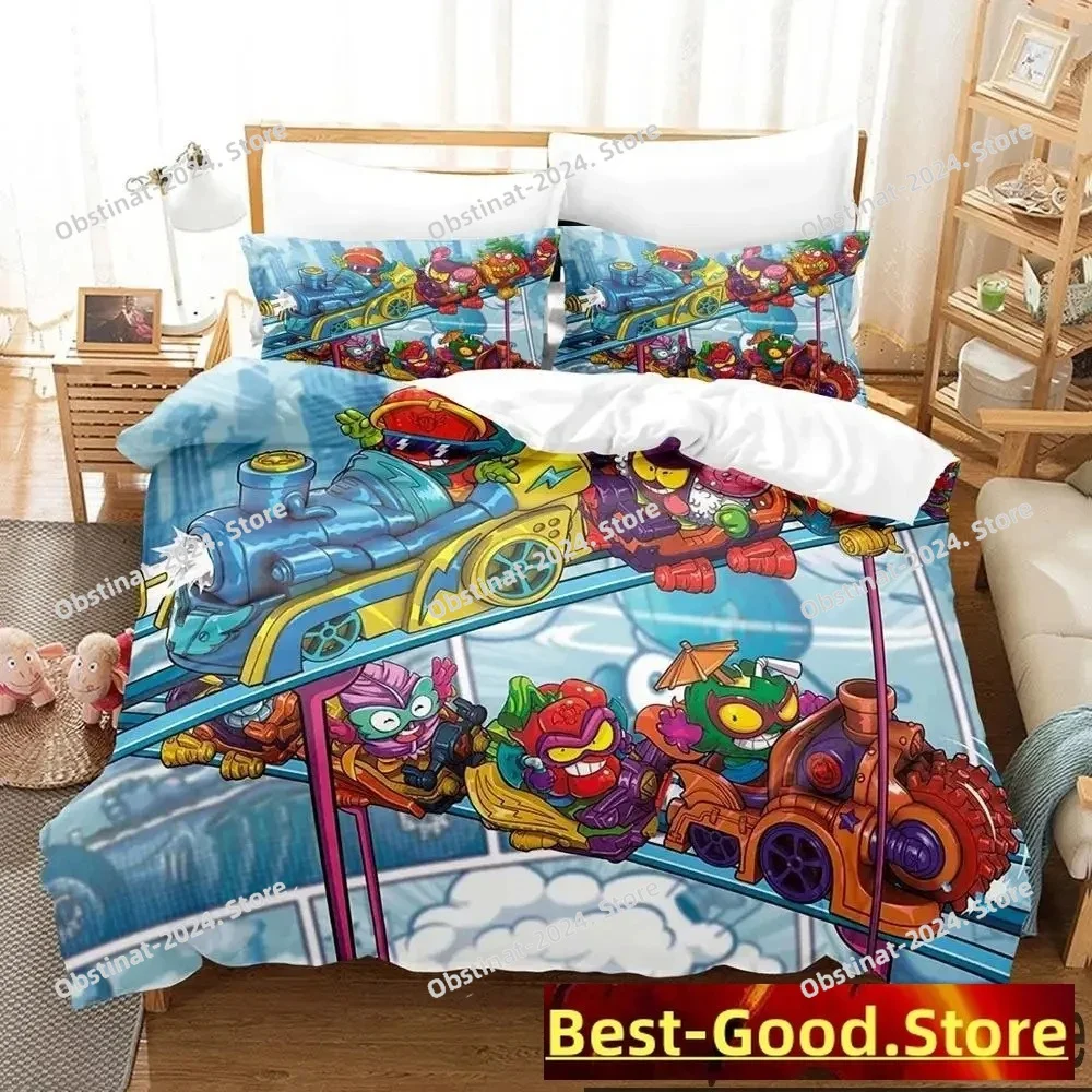 

3D Print Super Zings Bedding set Printed Duvet Cover Pillowcase Single Double Queen Super King Size Sets