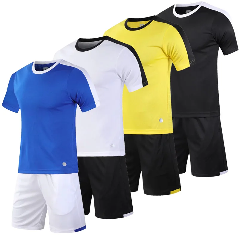 

Survetement Football 2021 New Children Football Jerseys Men Boys Soccer Clothes Sets Short Sleeve Male Futbol Training Uniform