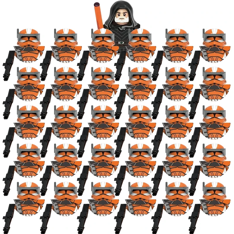 

Star Wars Minifigure31Pcs/Sets Ucs Series Drade Alpha klemmbausteine Captain Soldier Boy Captain Action Figures Mini Kids Toys