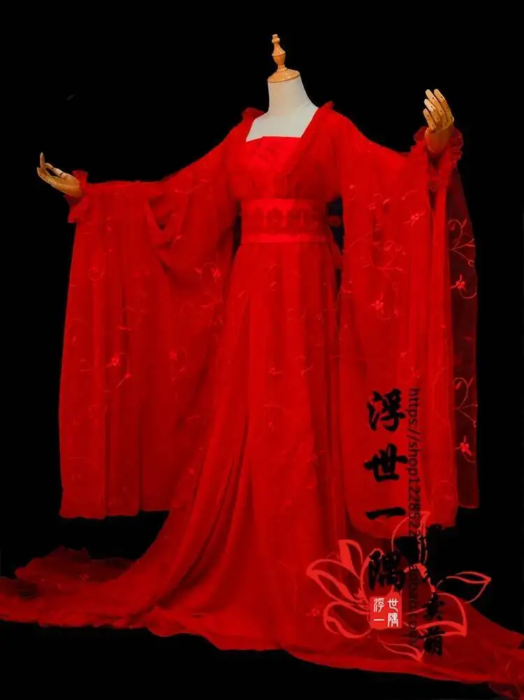 Jiang Zu Shi Mo Dao YanLi Cosplay Anime Cosplay Costume Traditioanl Chinese Hanfu Dress Women Tang Suit Wedding Dresses - view 3