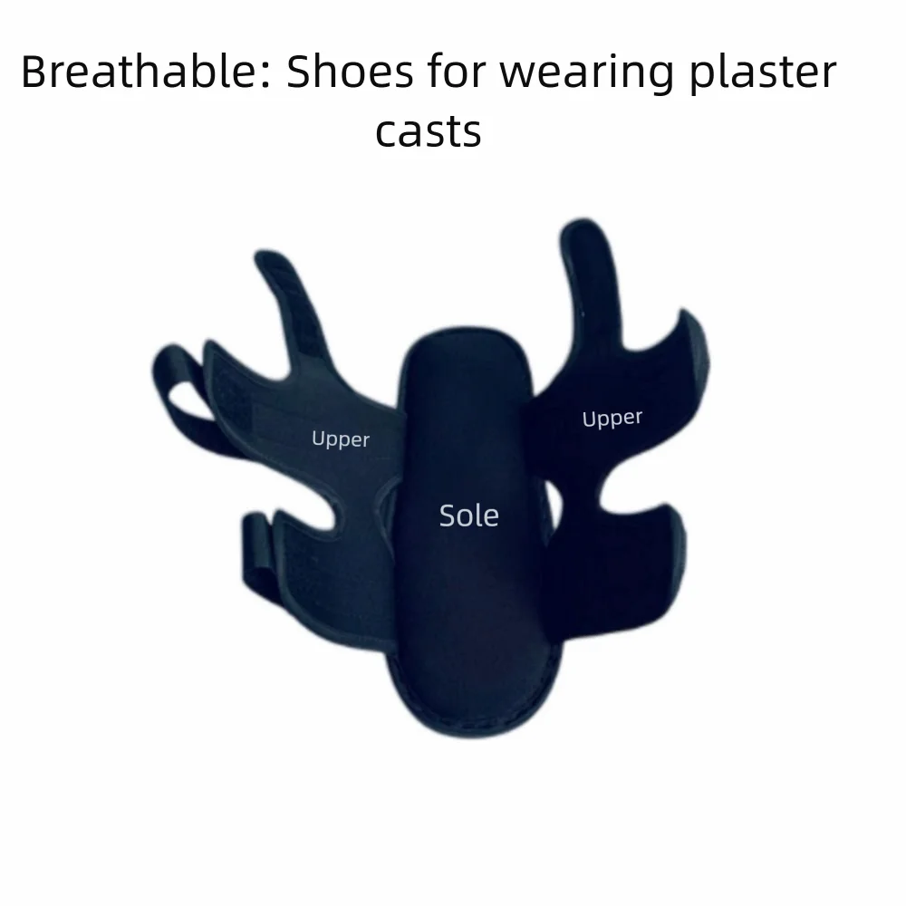Adjustable Plaster Shoe Breathable Anti Skid Fracture Fixed Shoes Comfortable Open Toe Foot Fixed Brace Broken Toe