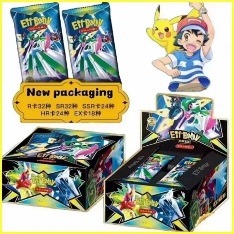 Nowy 30-pak Pokemon Anime Gra Elf Karta Luksusowa Karta Zwierząt Domowych Kolekcja Wymiana Pudełko Karty Zabawki Dziecięce Hobby Zabawka dla Dzieci Prezent Świąteczny