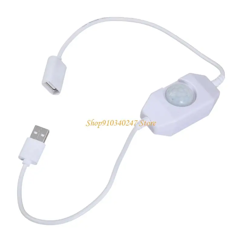 Q22A 5V USB -Leistungs -PIR -Bewegungssensoren Schalter Einfache Installation PIR -Bewegungsdetektorschalter für LED -Streifen