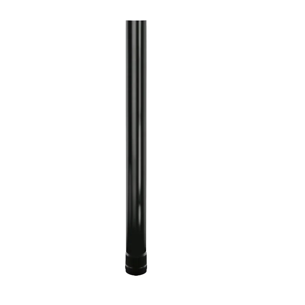JHZ for Carbon Steel Wood Pellet Stove Fireplace Smoke Pipe Kit Chimney Flue Pipe Customizable