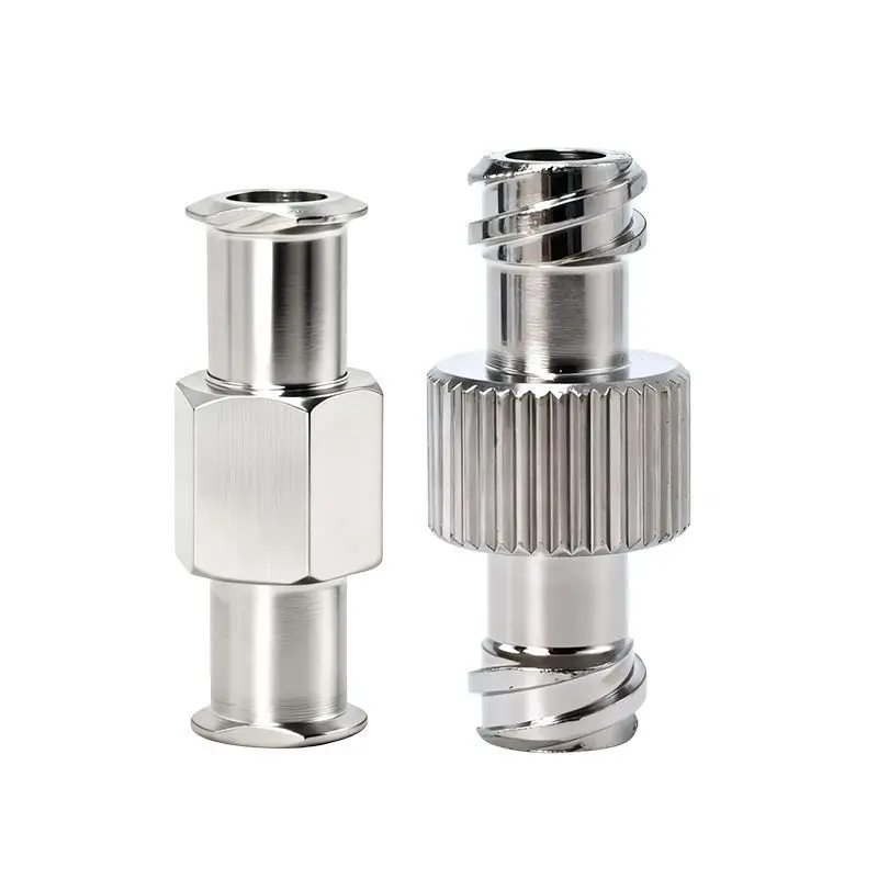 

1PCS Double Female Luer Straight Connector Metal Corrosion Resistant Dispensing Valve Pipeline Connection Accessories