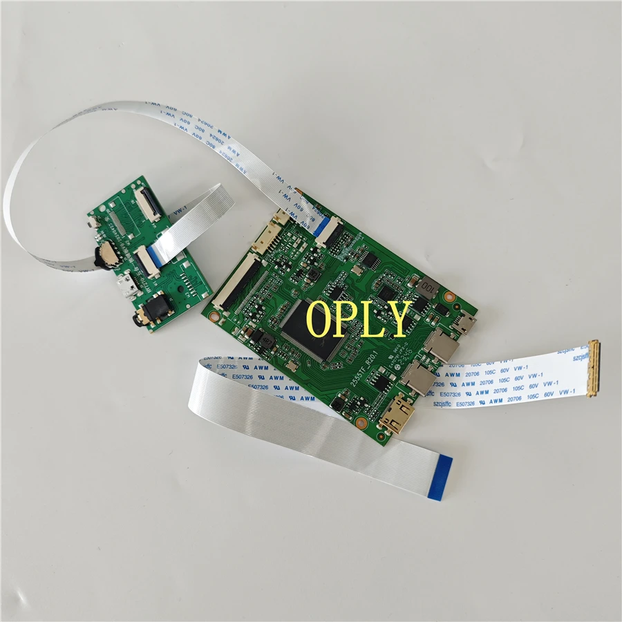 Placa controladora 2 tipo c mini hdmi, compatível com ne140qdm tl140adxp01 tela 14 "2560x1600 edp kit de painel led diy