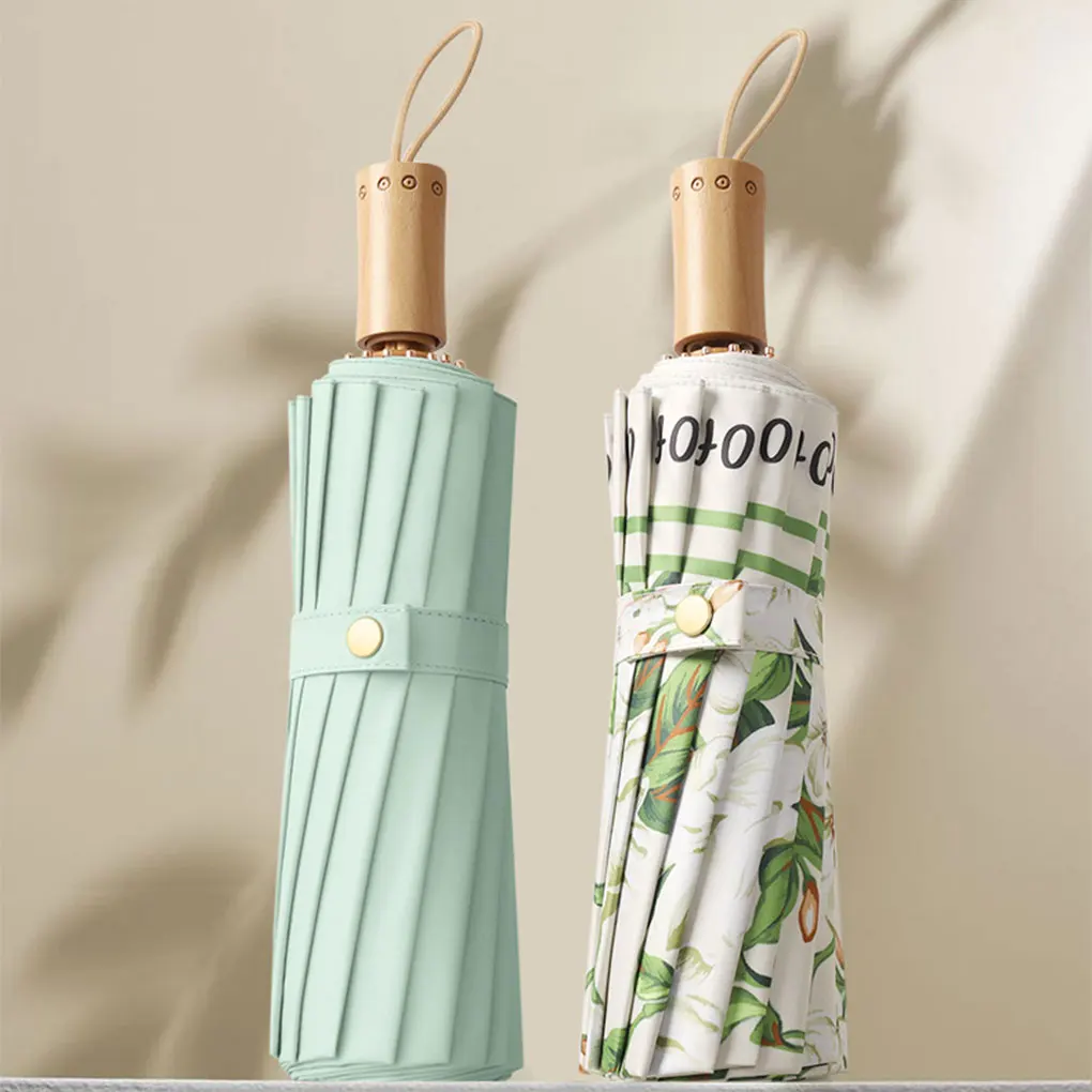 

Sun Umbrella For Women Large Coverage Area Wind And Water Resistant Folding Umbrella Shade Umbrellas