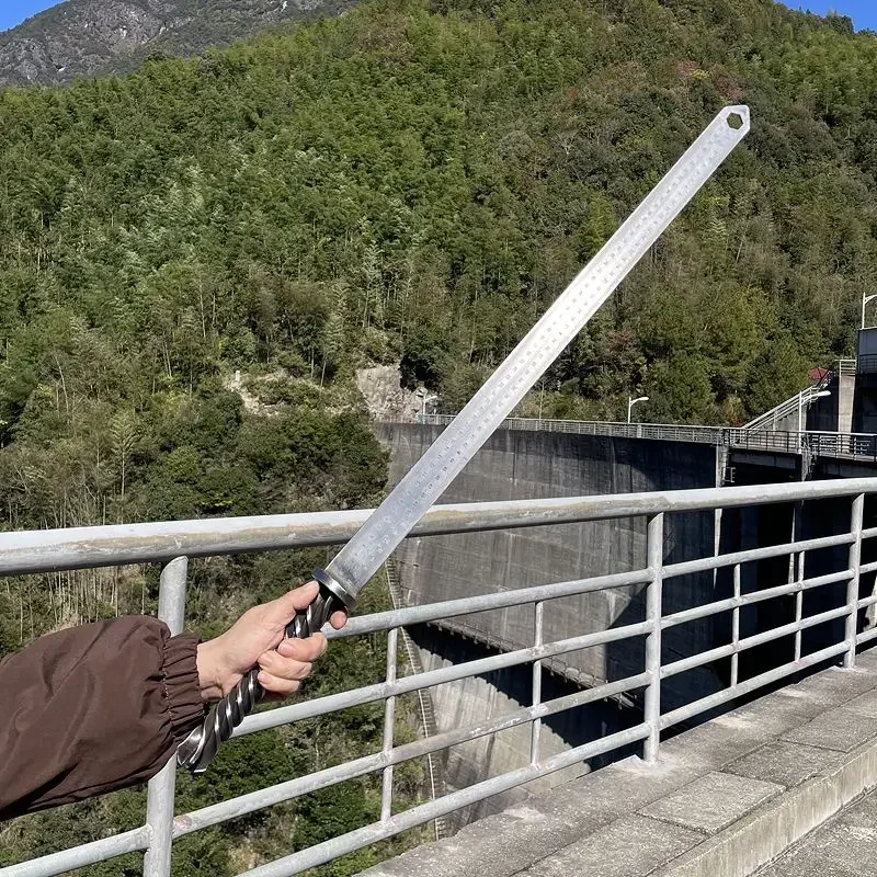 1 STKS NIEUWE Auto Gemonteerde zelfverdediging Rvs Onderwijs Heerser Outdoor Multifunctionele Draagbare Tool