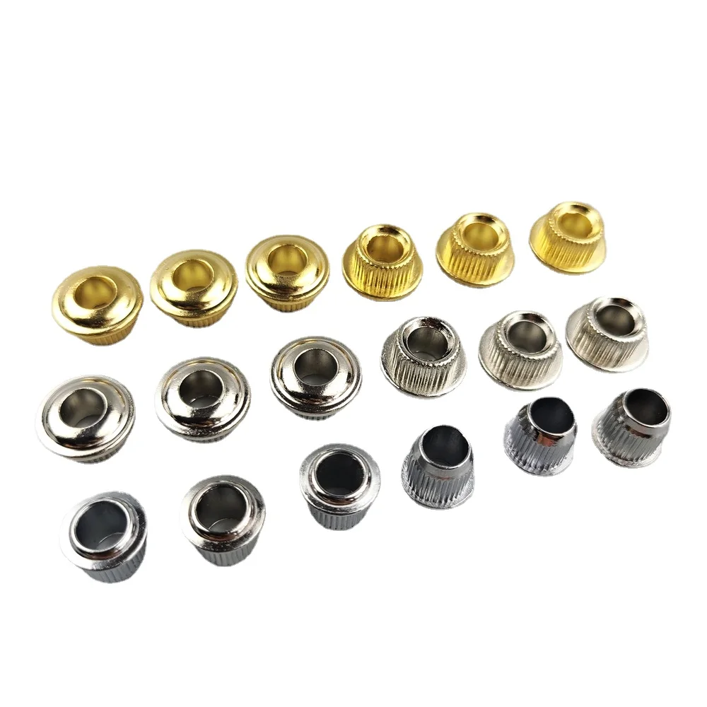 【Made in Korea】1 Set ( 6 Pieces ) Metal Vintage Guitar Machine Heads Tuners Nuts/ Bushings/Ferrules