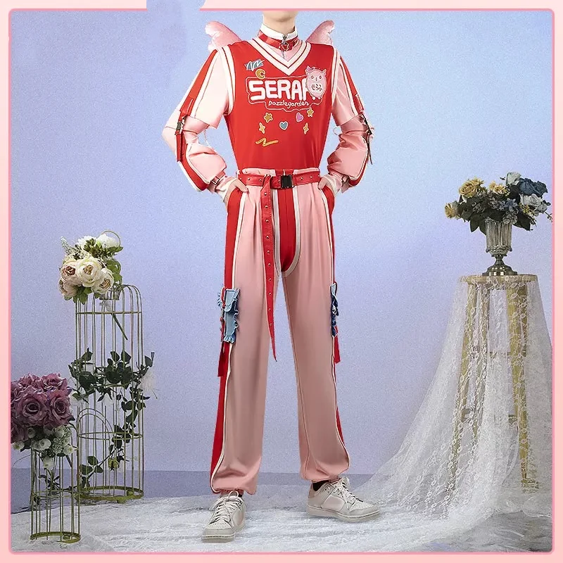 

COWOWO VTuber Seraph Angelic Dream Косплей Костюм Cos Game Аниме Вечеринка Униформа Хэллоуин Играть Ролевая Одежда Одежда