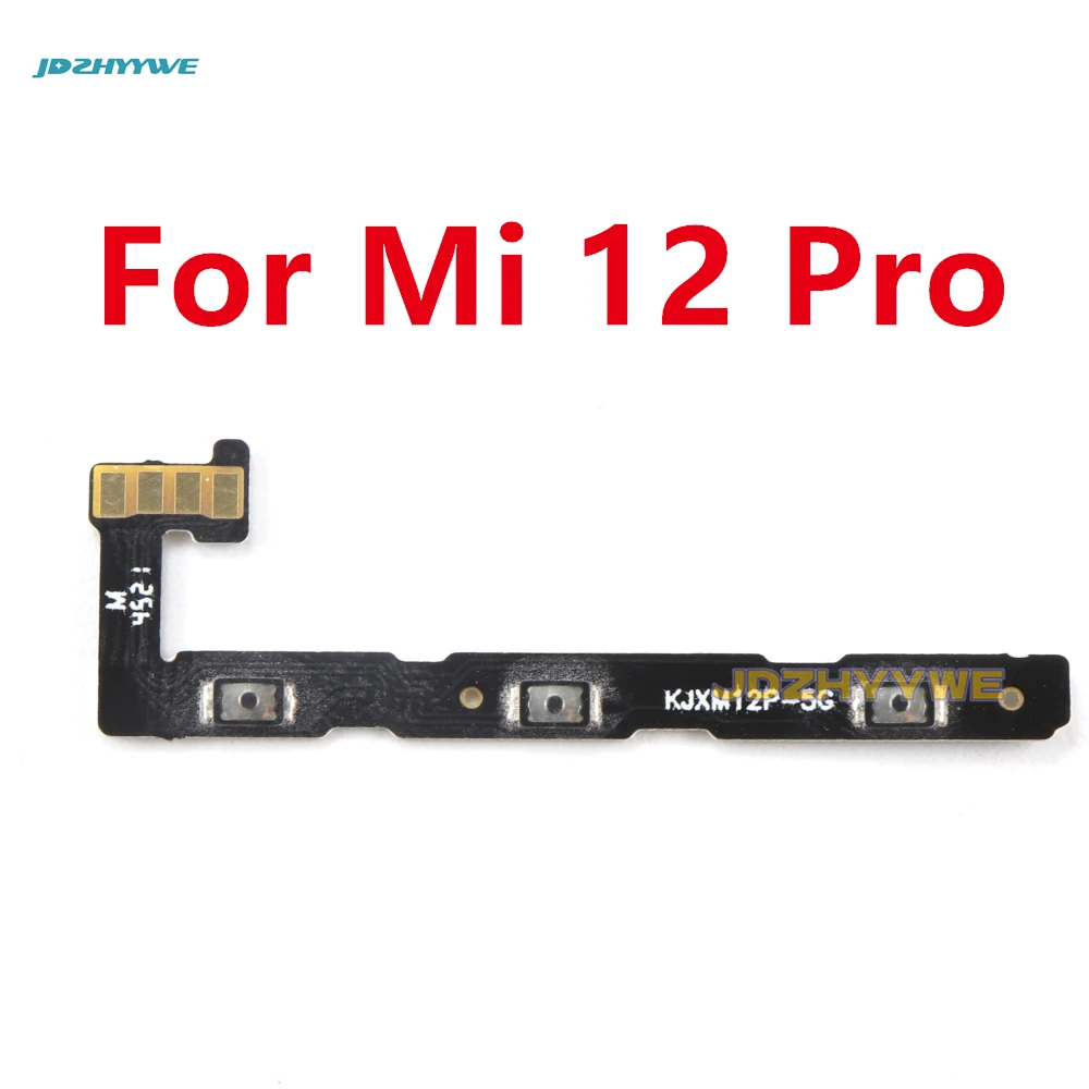 Power ON OFF Mute Switch Control Key Volume Button Ribbon Flex Cable For Xiaomi Mi 13 12 12S 12T Pro 12 Lite 12C 13  Lite