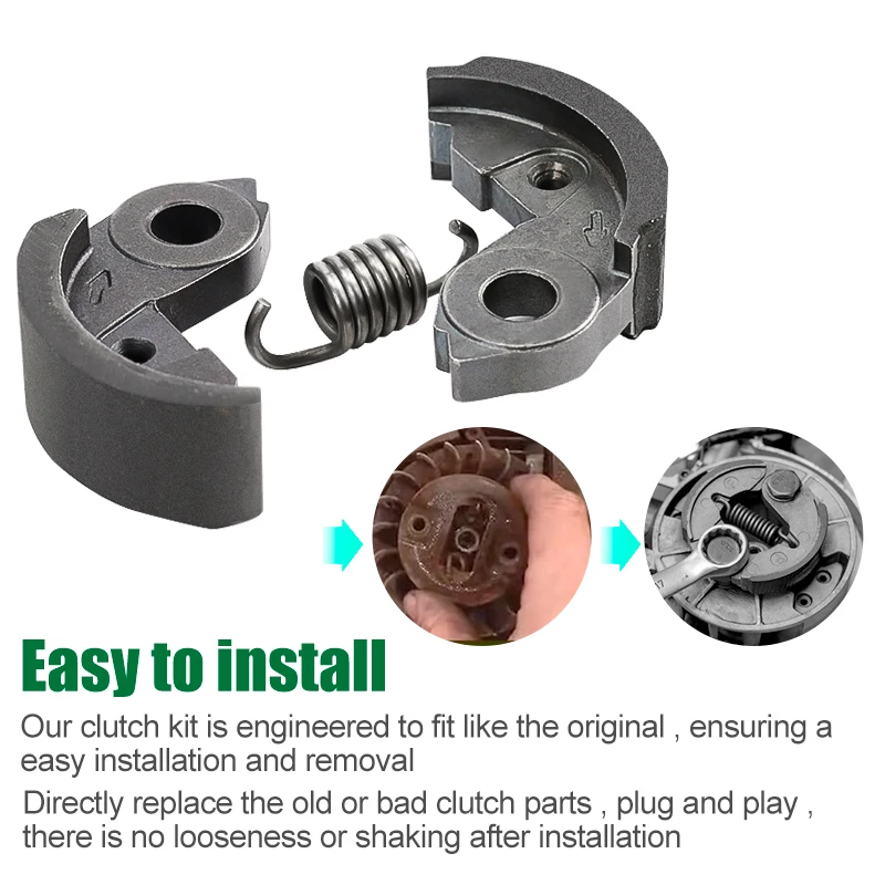 XCAN 1PC Brush Cutter Clutch for TU26 BC260 CG260 G26 26CC 1E34F Lawn Mower Clutch Lawn Mower Parts