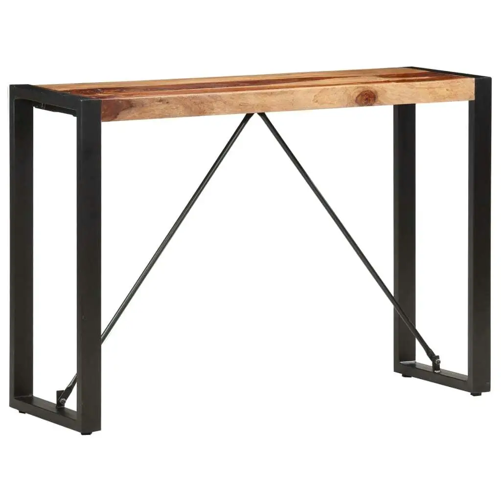 43.3x13.8x29.9 Console Table - Solid Sheesham Wood Entryway Furniture