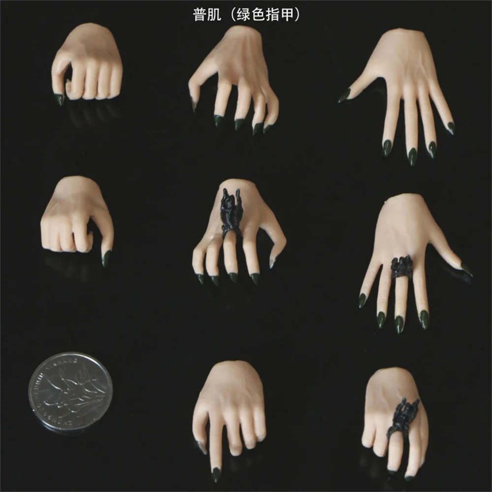 

1/6 4 Pairs Female Figure Hands Eagle Talons Shape Fingers Model Body Pale/Wheat Skin for 12"JiaoDoll PHN/TBleague Action Figure