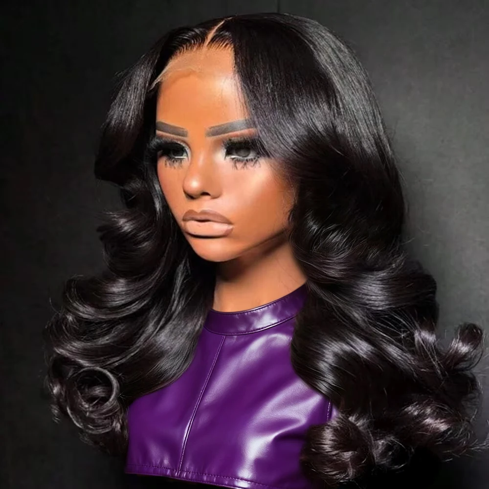 Body Wave Short Bob 13x6 Lace Front Human Hair Wigs Glueless 7x5 13x4 Transparent Lace Frontal Wig Pre Plucked For Women 250%