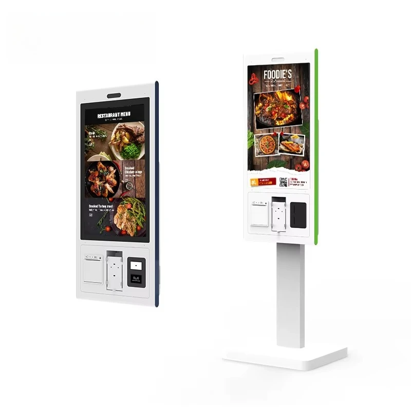 INGSCREEN High Speed Response Capacitive Touch Screen Self Service Payment Kiosk With Printer