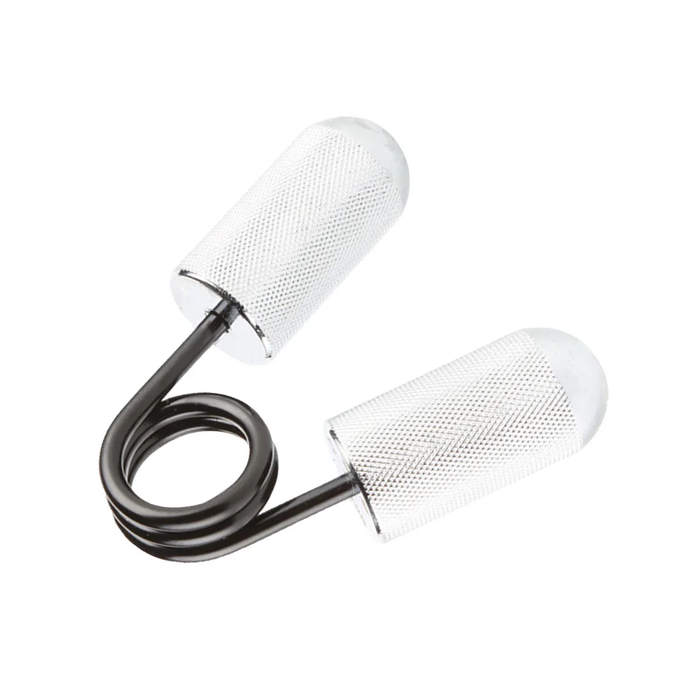 

30kg Metal Grip Strengtheners Knurled Aluminum Handles for Serious Hand Strength Training Silver Heavy Grip Hand Grippers