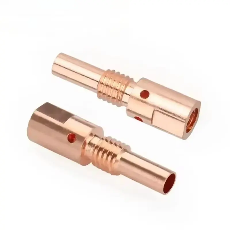 AB42-Mig Welding Torch Consumables Kit- 8PCS 25AK Gas Nozzle Tips 0.8Mm Contact Tip For Optimal Protection