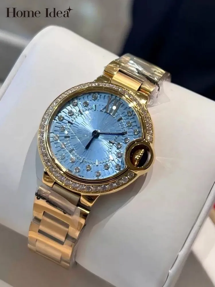 Women Genuine Leather Strap Quartz Watch Designer Office Ladies Daily Versatile Casual Pin Buckle Fashion Exquisite Wristwatch