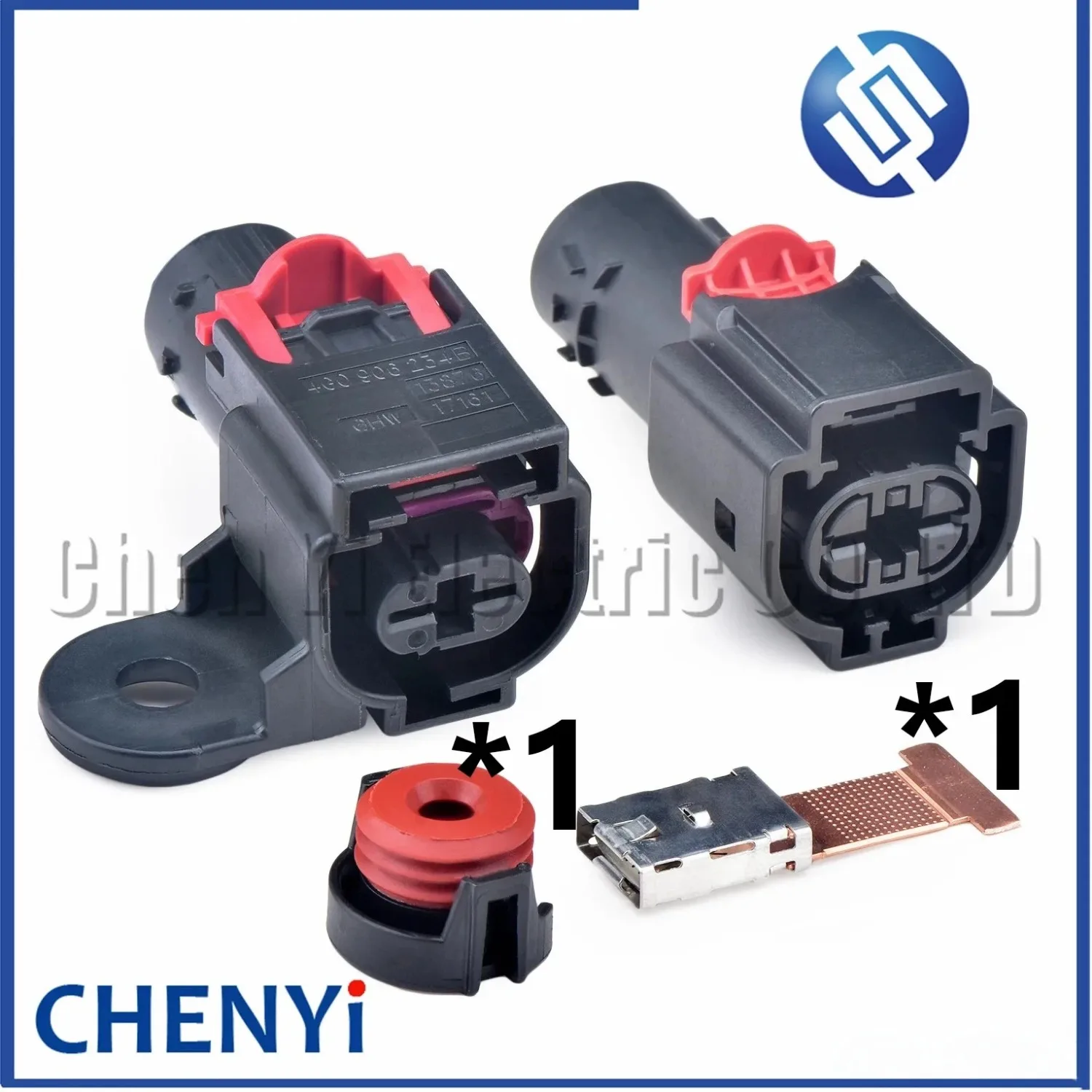 1 Pin Automotive engine fuse box power connector Car steering gear harness plug 4G0 906 234 4G0906234B 4G0906234G 35069477