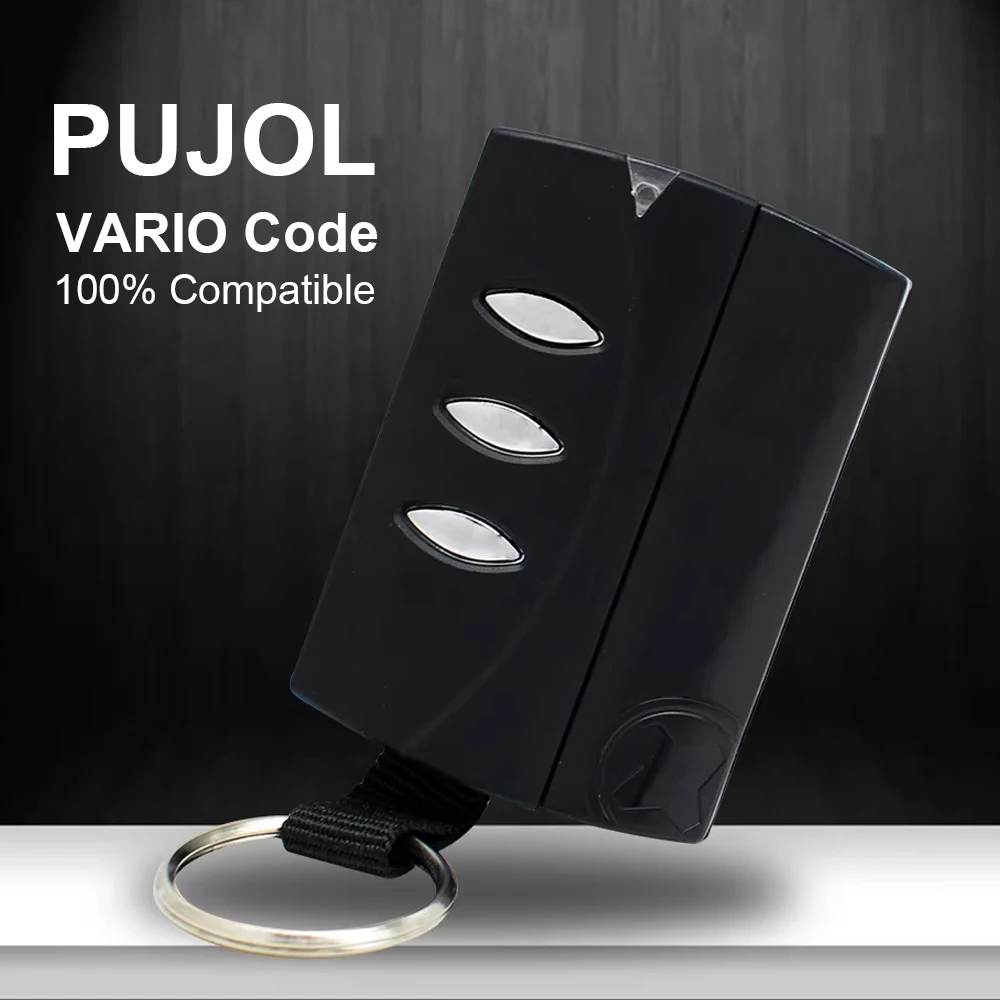 Garage Remote Control PUJOL VARIO 433,92mhz Rolling Code Compatible With PUJOL VARIO Code Gate Door Opener Key fob Transmitter