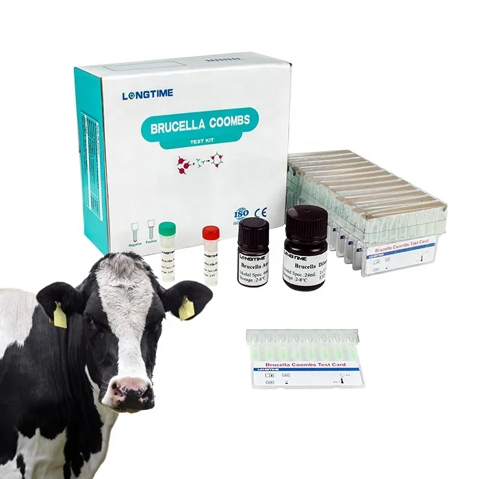 LONGTIME Veterinary Test Cattle Sheep  Brucella Antibody Test kit for all animals