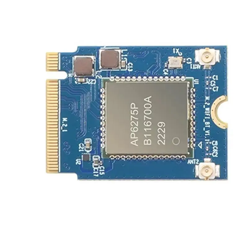 ABRU-Wifi 6+ BT5.0 Module For Orange Pi 5 Wi-Fi 6 Dual Band 2.4Ghz/5Ghz Support For BLE Connectivity
