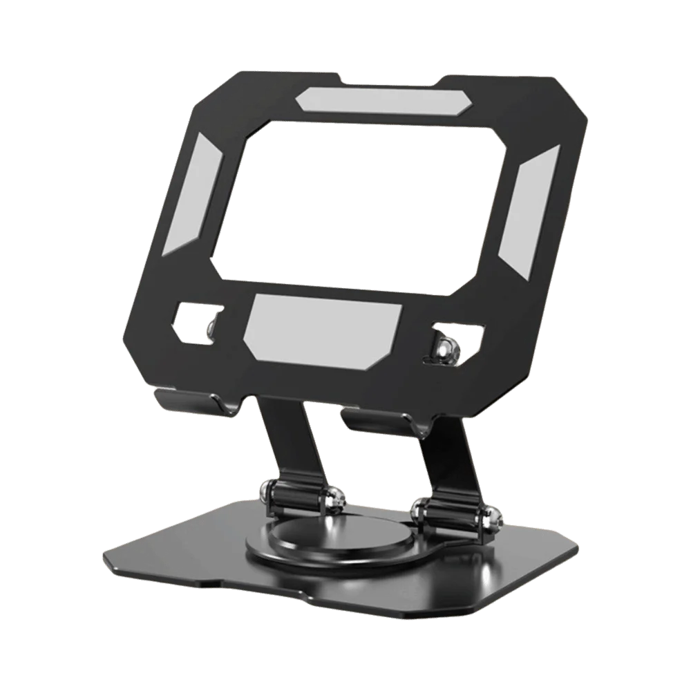 

Adjustable 360 Degree Rotation DesktopTablet Stand Hollow Design Multi Angle Desktop Stand Holder Anti Slip Base Foldable