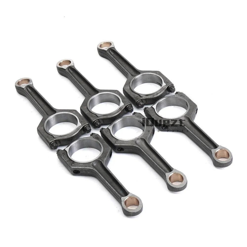 

6pcs Connecting Rods for BMW 335i 435i M4 X5 X6 F10 F15 F30 F80 F82 N55 S55 3.0 L6 Turbo