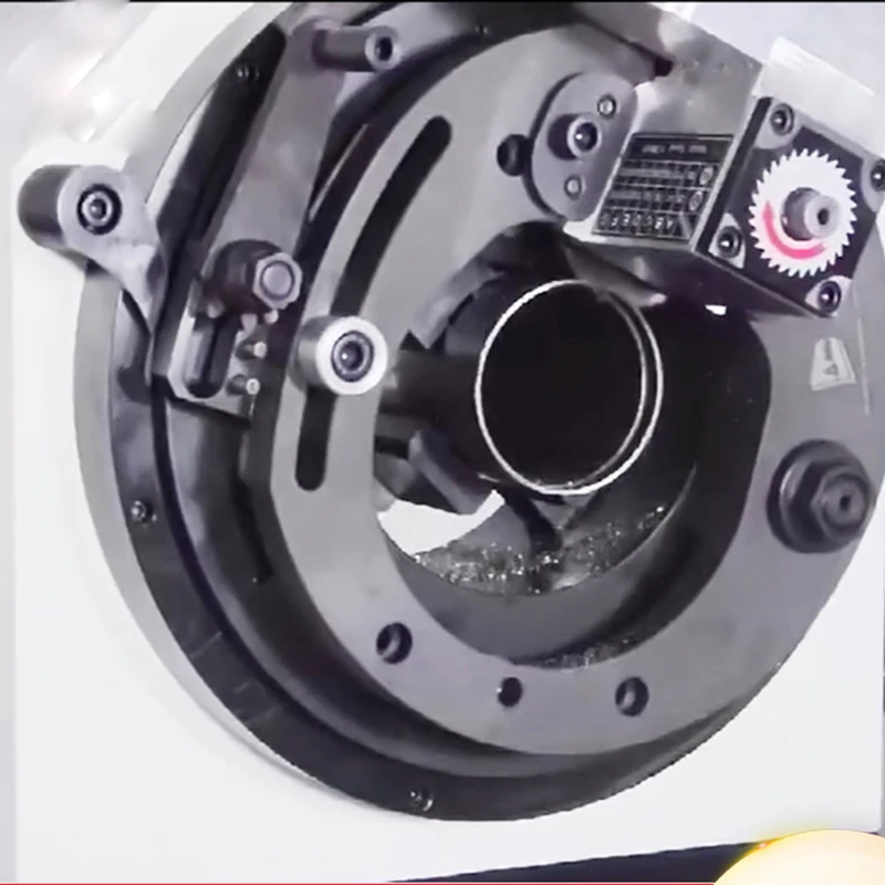 OSE--120 Motor Stainless Steel Tube Cutter Profile Orbital Thin-wall Pipe Cutting Machine Refuse Deformation