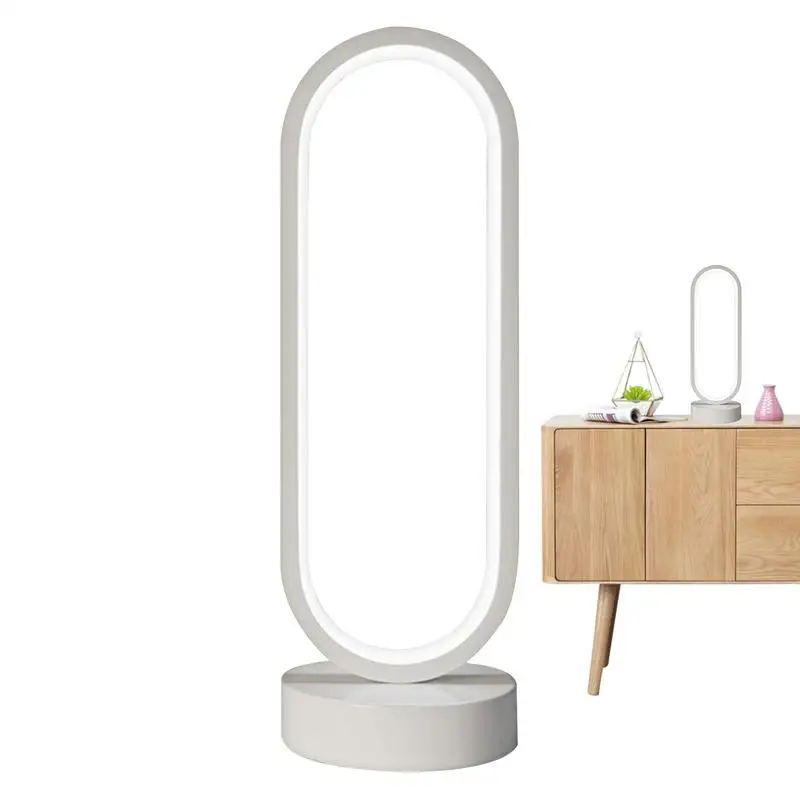 

Modern Nightstand Lamp Dimmable Table Lamp Eye-Care LED Decor For Study Desk Nightstand Bookshelf Entryway Hallway Patio Garden