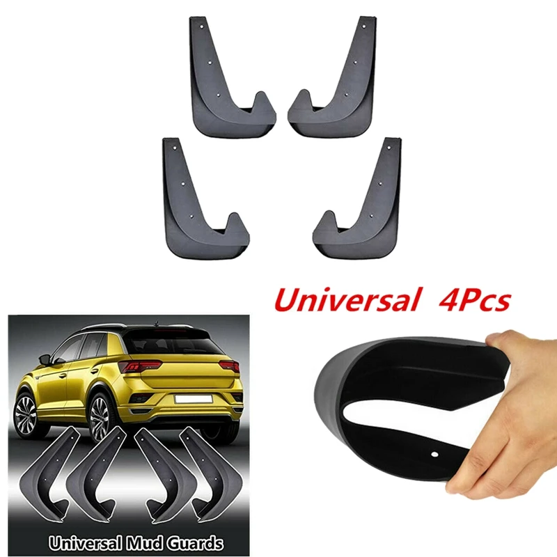 5 Pcs Car Accessories: 1 Pcs Coolant Expansion Tank Cap Lid & 1 Pcs Universal Mud Flaps Mudguards