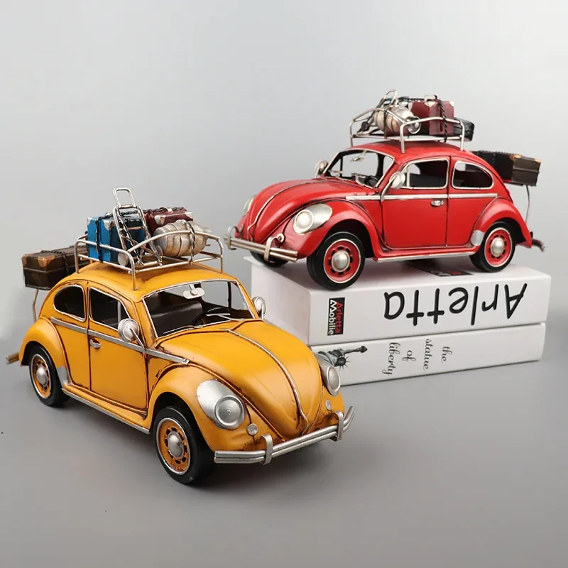 

Car Model Ornaments Iron Vintage Shooting Props Industrial Style Soft Decoration Old-Fashioned Vintage Furnishings