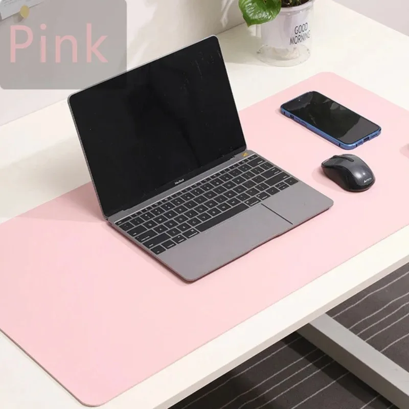 Double-side Large Mouse Pad Anti-slip Waterproof PU Leather Office Table Desk MatKeyboard Cushion Mat Home cork mousepad