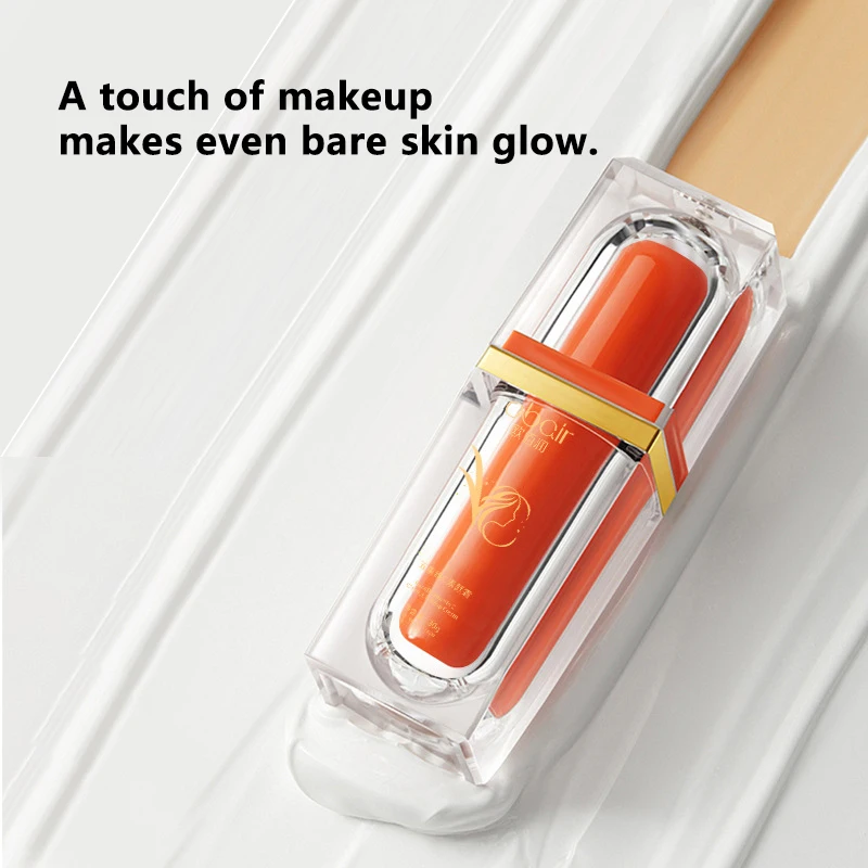 게으른 사람들을 위한 컨실러 파운데이션 페이스 크림 방수 자연스러운 메이크업 밝고 빛나는 화장품 정교한 결과를 위한 사용이 간편한 제품 신제품