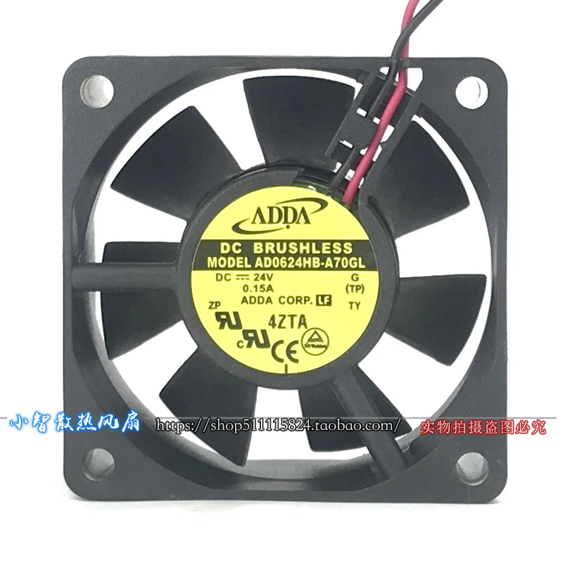 الأصلي AD0624HB-A70GL 24V 0.15A 6025 60*60*25 مللي متر جديد مروحة التبريد المبرد #3
