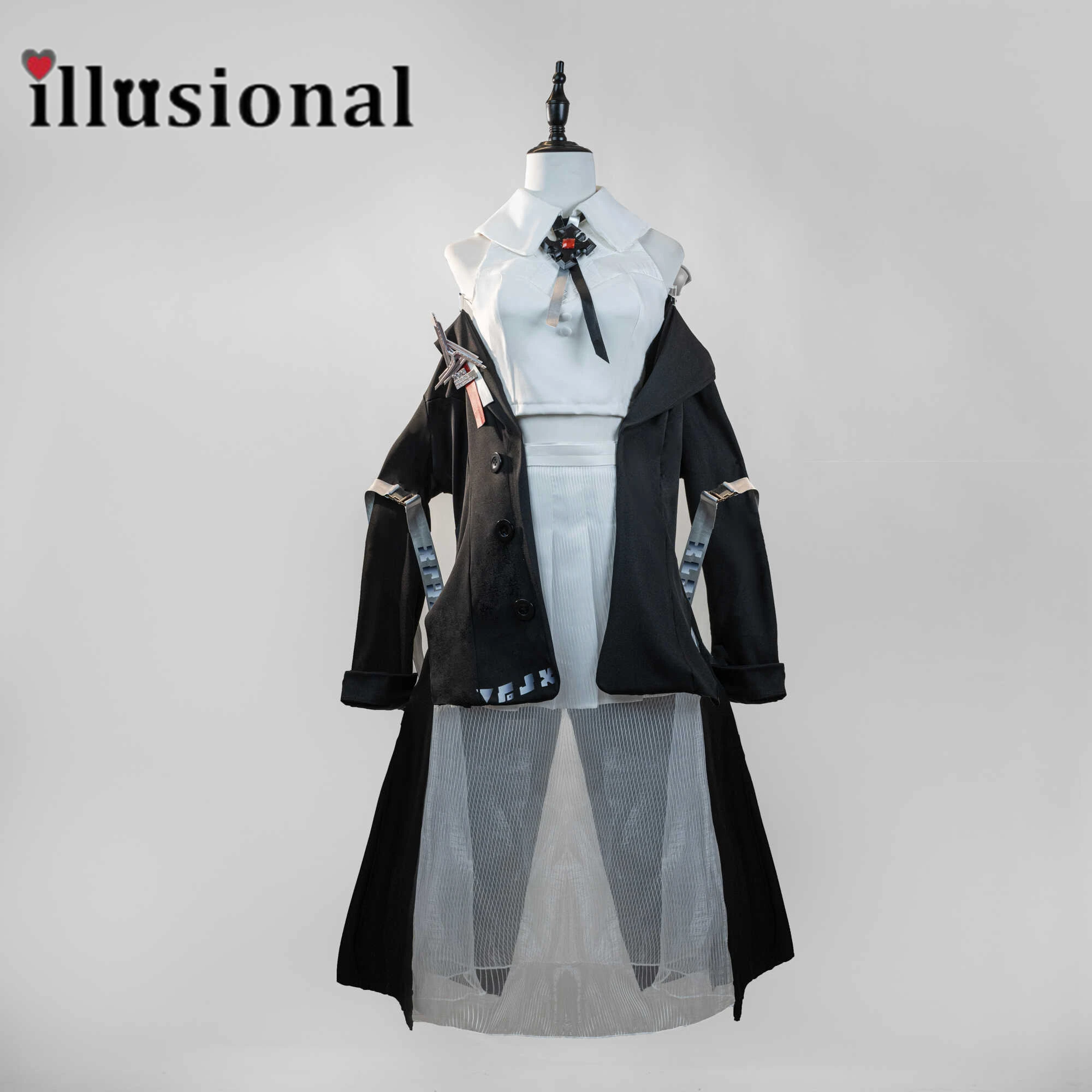 illusional Arknights Theresa Cosplay Costume Game Civilight Eterna Theresa Unifrom Dress Halloween Costumes Female